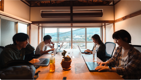 日帰りワーケーションの様子